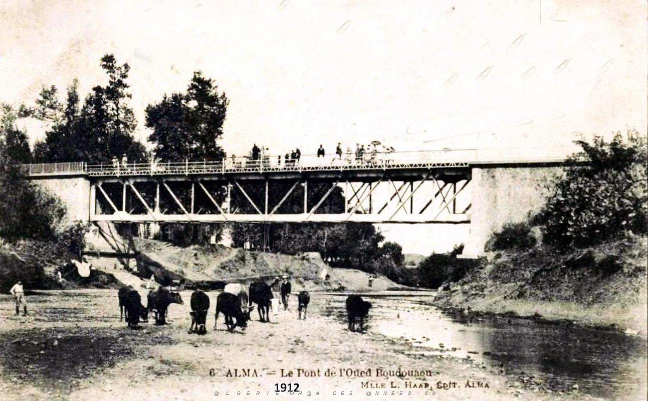 Alma - Le Pont de l'Oued Boudouaou - 1912.jpg